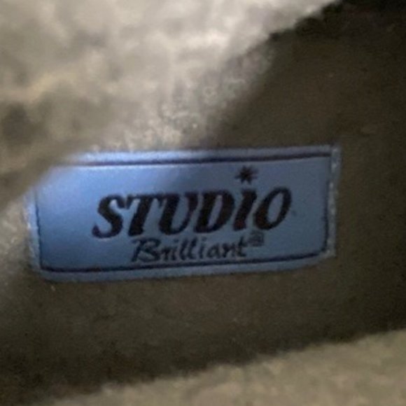 Studio Brilliant Women's Black Suede‎ Faux Fur Trim Evonna WaterProof Boots 7.5 - Picture 13 of 14